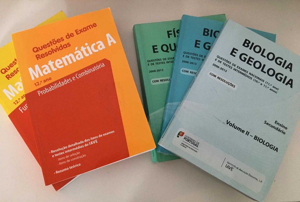 Livros de Preparação Exames Nacionais 12º ano - Penha de França !