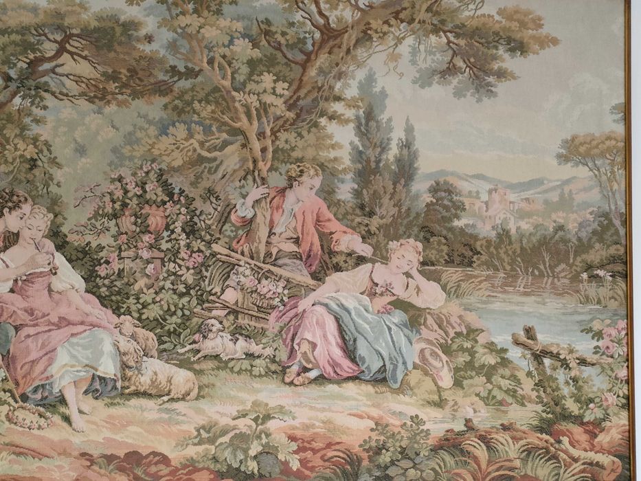 Quadro tapeçaria amor primaveril64751674257921122