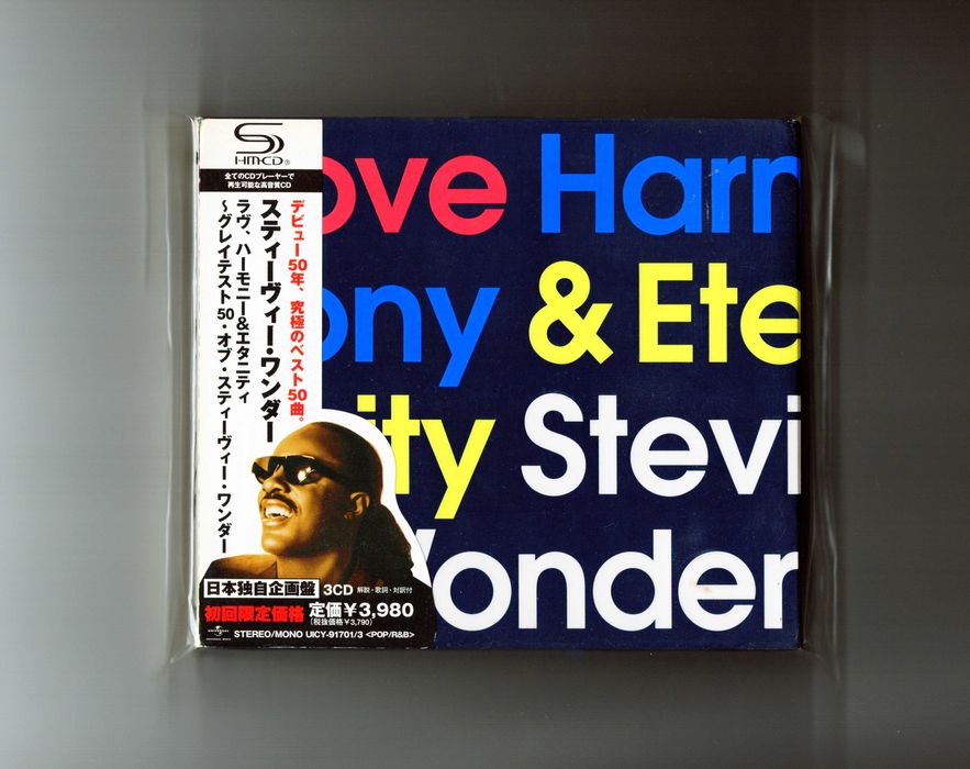 Stevie Wonder Love, Harmony & Eternity 3shm-cd Japan