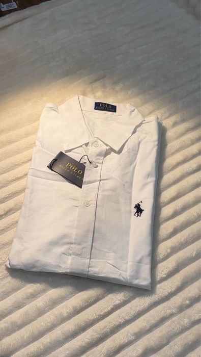 Camisa linho Polo Ralph Lauren