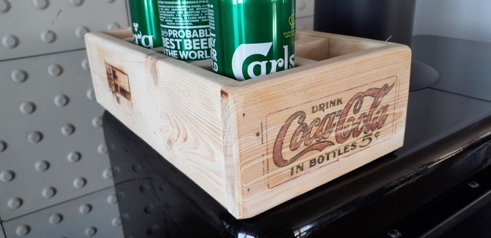 Skrzynka coca cola,  drewniana