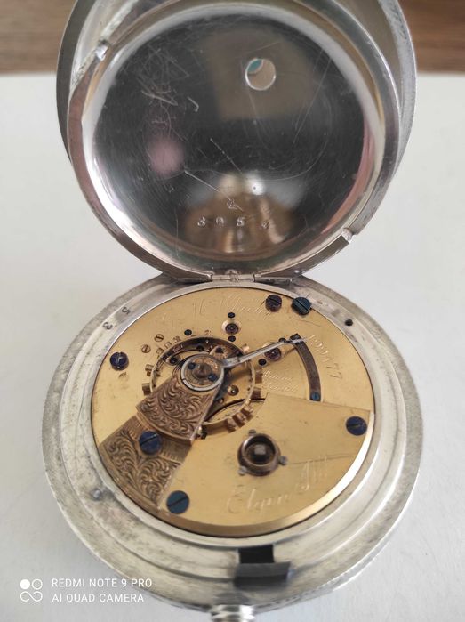 Zegarek kieszonkowy Elgin - Wheeler - 1872 rok