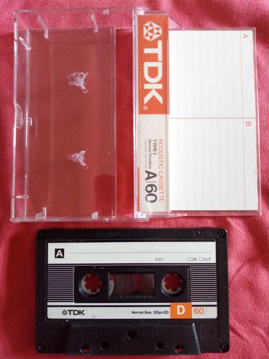 Kaseta magnetofonowa TDK A60 | Stan kolekcjonerski | Retro Vintage

Op