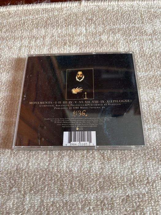 Vangelis – El Greco | CD | Música Instrumental / Eletrónica