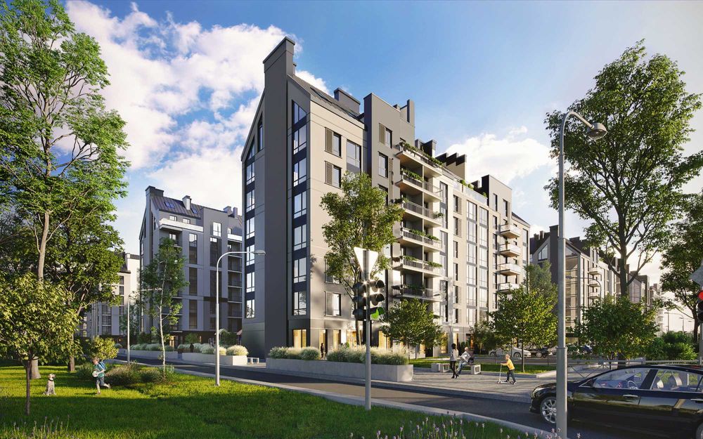 Квартира від забудовника ЖК (Park Residence). 3-кімнатна 74 м.кв