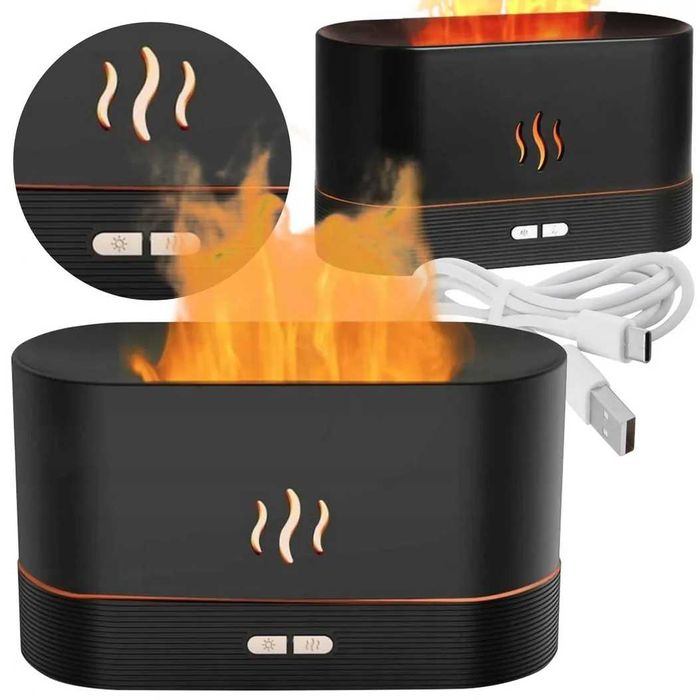 Nawilżacz powietrza USB płomień