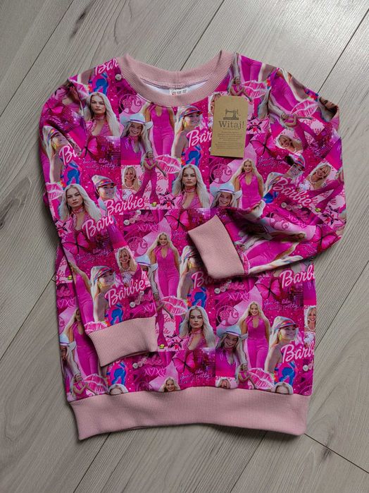 Wyprzedaż Dłuższa bluza Barbie rozm 122