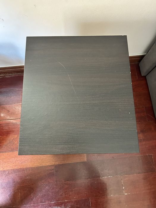 Mesa de cabeceira IKEA MALM 2 gavetas – preto-castanho