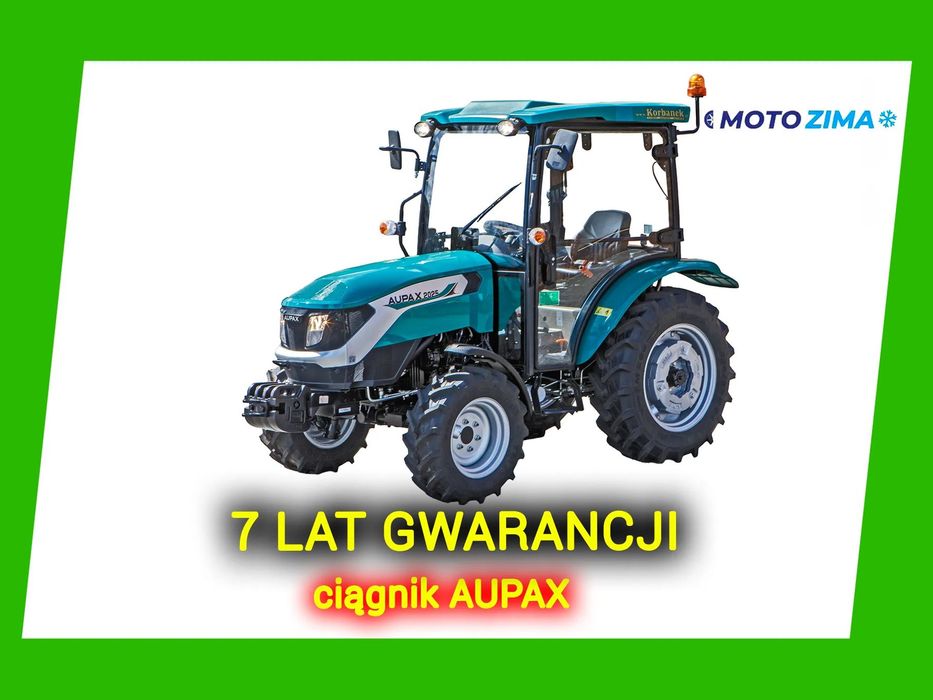 Aupax 2025  Ciągnik 25 KM Aupax 2025 Stage V z napędem 4x4 od ręki 7 LAT GWARANCJI