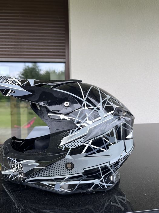 Kask na crossa i motor