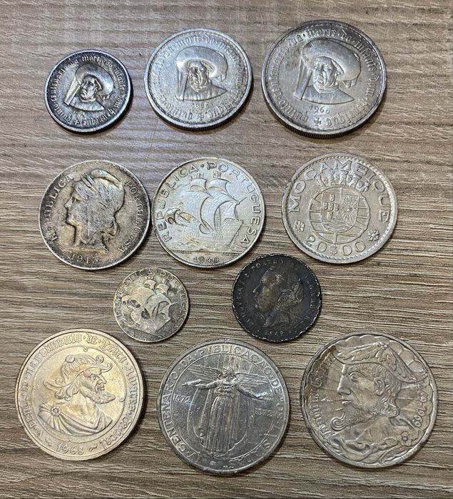 Moedas  lote Prata Portuguesao