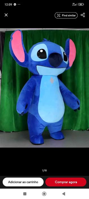 Aluguer - Mascote - STITCH