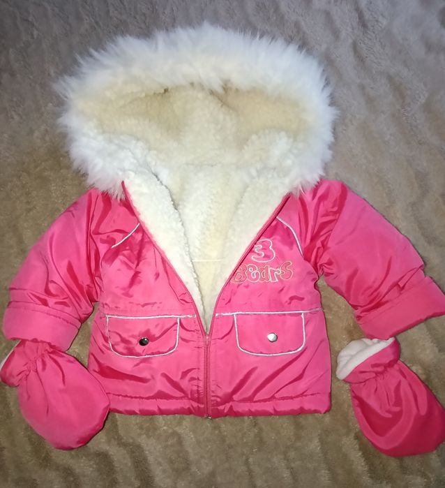 Зимовий комбінезон для дівчинки 1-1,5 р