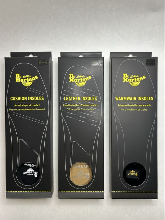 DR. MARTENS устілки стельки Leather Cushion Cork Insoles