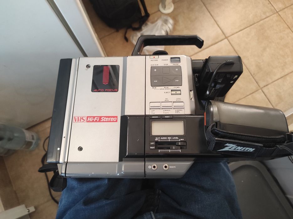 kamera vhs hi, fi stereo