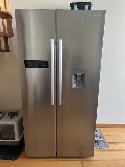 Frigorífico Americano Confortec Inox – 2 Portas com Dispensador