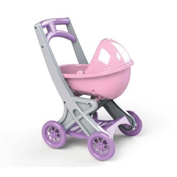 Коляска візочок для ляльки з люлькою лежача сидяча Долоні doloni