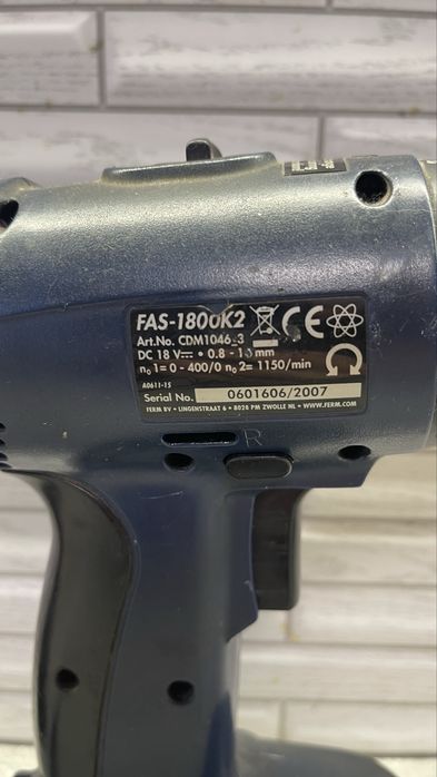 Шуруповерт Ferm 18v