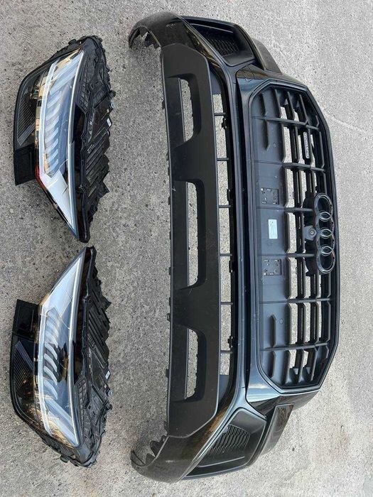 Бампер Audi Q8 Лед Фары Ауди Ку8 Full LED КУ 8 Оптика Фонари MATRIX