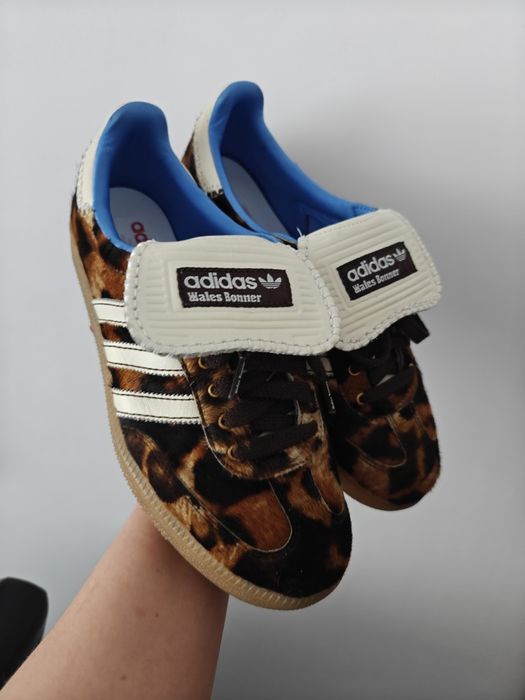 Adidas Samba Pony Wales Bonner Leopard sneakersy adidasy sportowe 42 2/3 26,5 cm  unisex