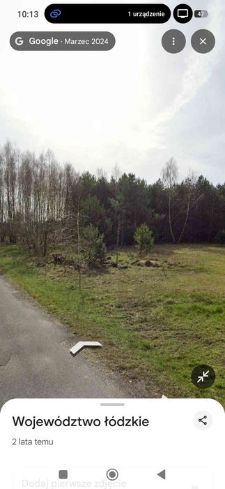 Sprzedam działkę budowlaną 1000m Stoki Drużbice 8 km do Belchatowa - Widok 4