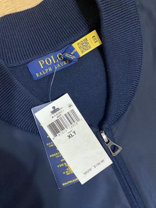 Оригинал  100% Куртка бомбер Polo Ralph Lauren USA ( XL)