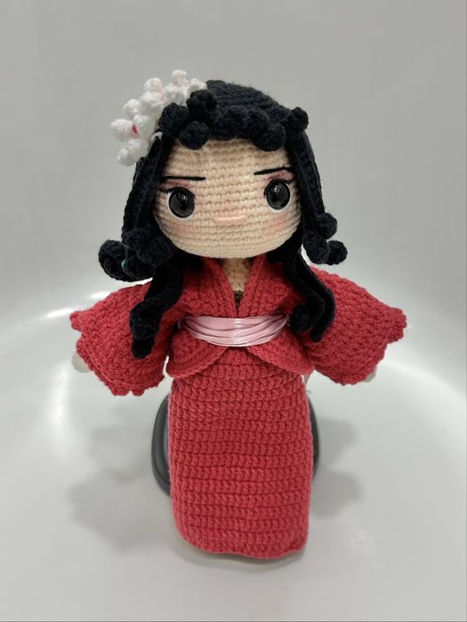 В'язані іграшки амігурумі у китайському стилі