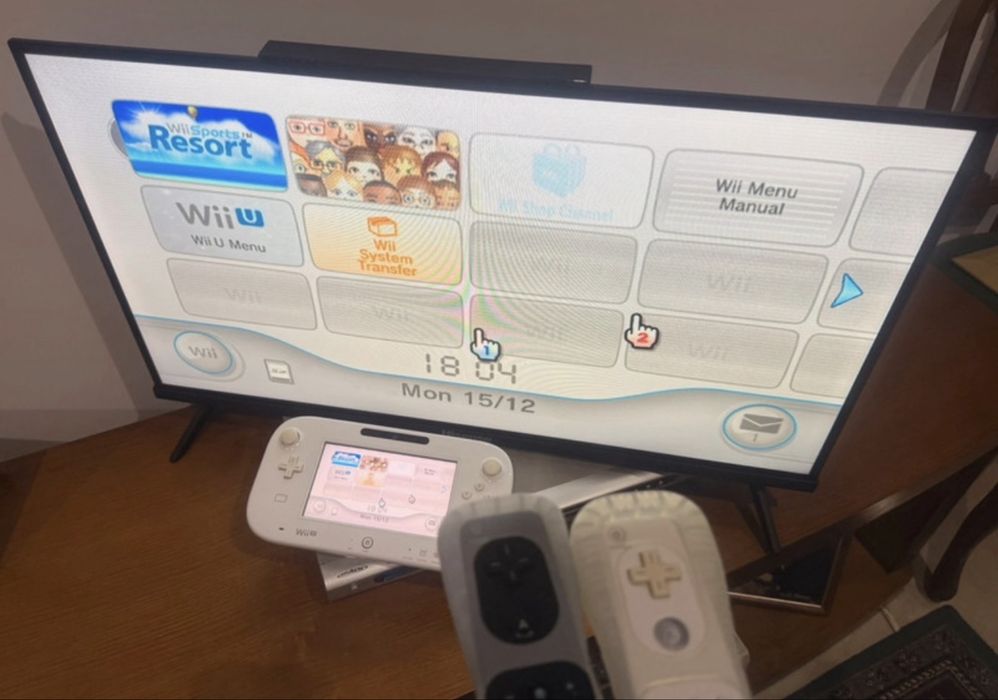 Nintendo Wii U + 4 Jogos | Conjunto Completo e Funcional