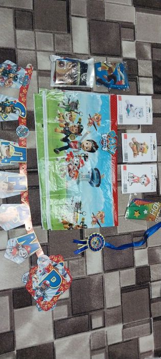 Декор для празднования щенячий патруль