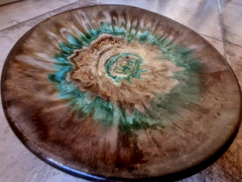 Patera Trzaska 38cm piękne kolory Przyjazn włocławek