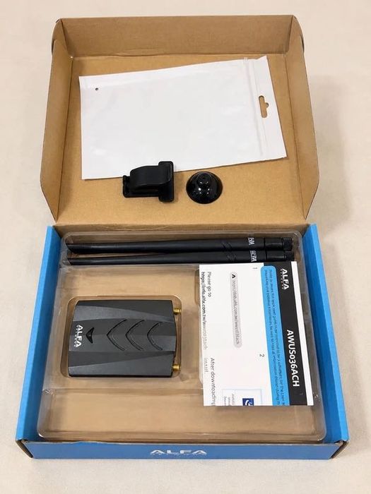 Adaptador WiFi de longo alcance ALFA Network AWUS036ACH - Modo monitor