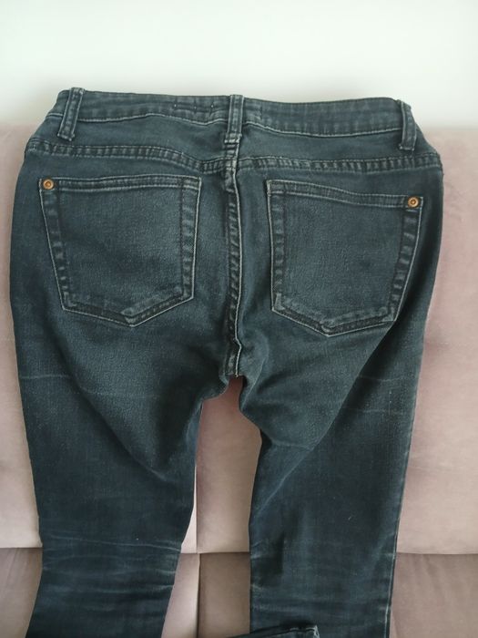 Spodnie jeans granatowe