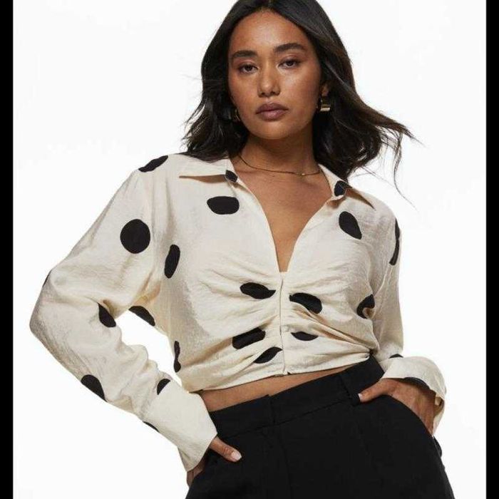 Стильна вкорочена блуза H&M (Швеція), р.М