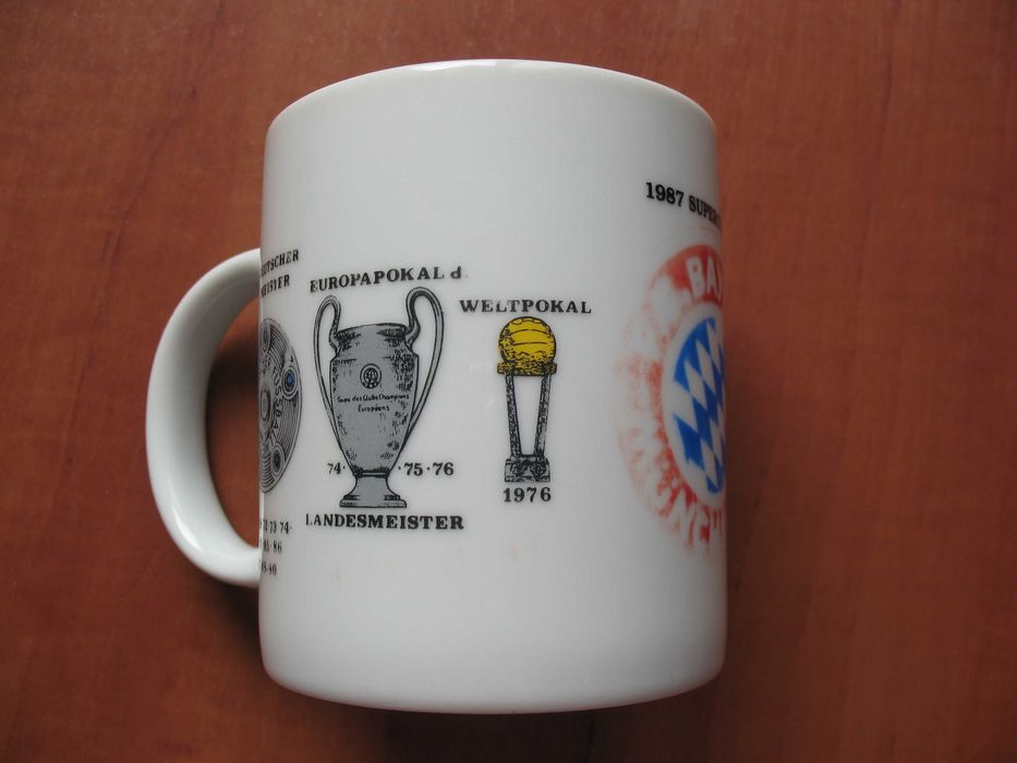 Kubek FC Bayern Monachium, biały, 300 ml 1996 r