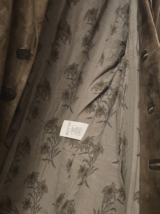 Elegancka skórzana bawarska marynarka myśliwska męska L.