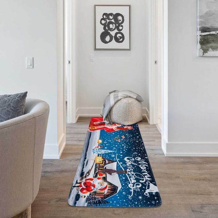 Dywan Chodnik Bieżnik dywanowy Dekoracja na Boże Narodzenie 60x180 cm