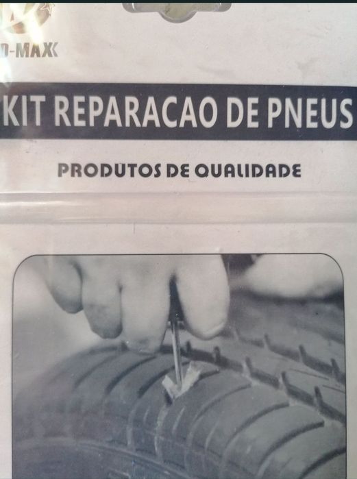 Kit reparação de pneus de moto