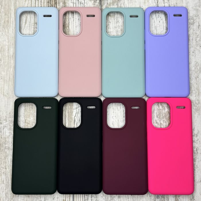 Чехол софттач Silicone Case на Xiaomi Redmi Note 13 Pro Plus 5G. Чохол