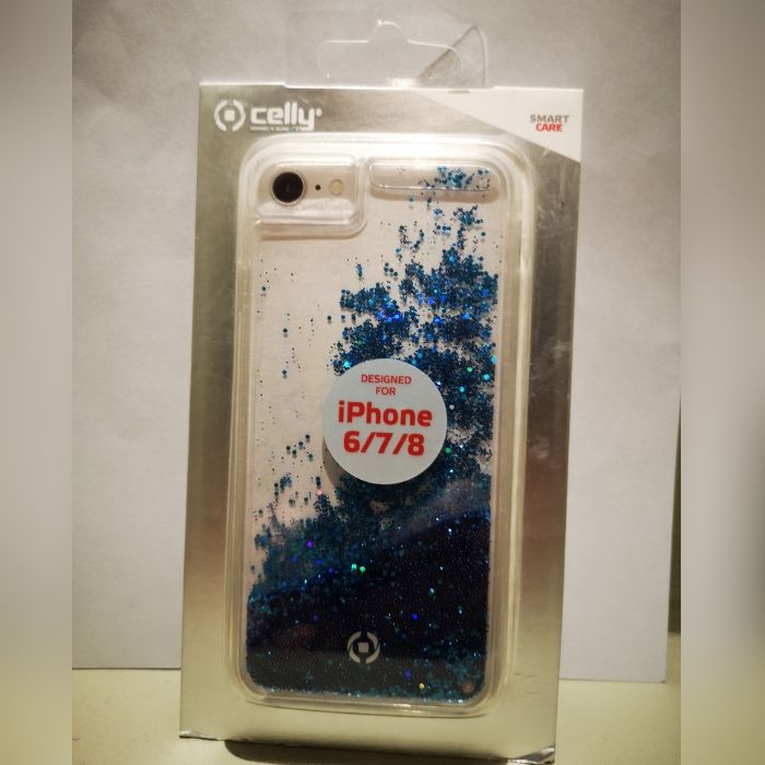 Etui case Iphone 6/7/8 Płynny brokat Celly