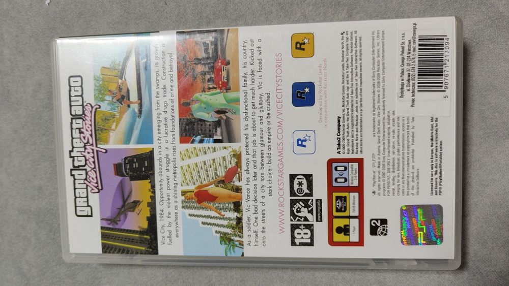 Kolekcja GTA PSP Nowe bez folii