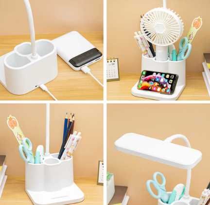 Lampa Stojąca Biurowa LED USB 3-Kolorowa