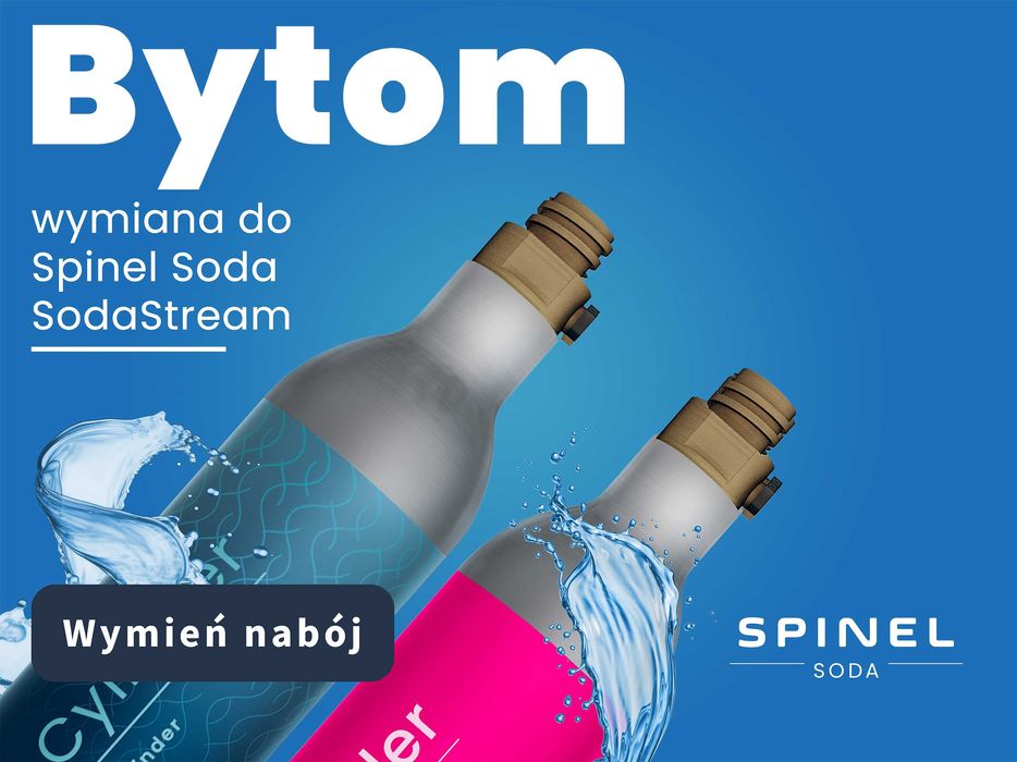 WYMIANA gaz CO2 do SODASTREAM Bytom i okolice Spinelsoda