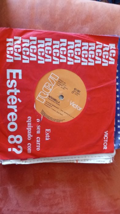 Discos vinil vintage de coleção