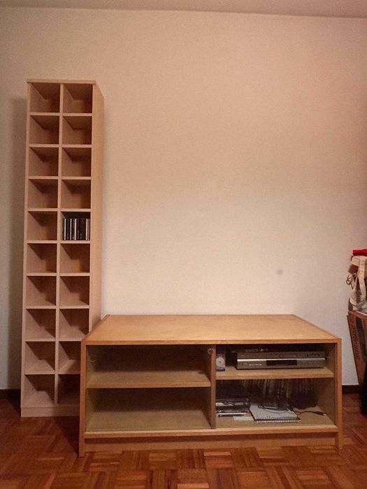 Movel de CD e móvel de televisão