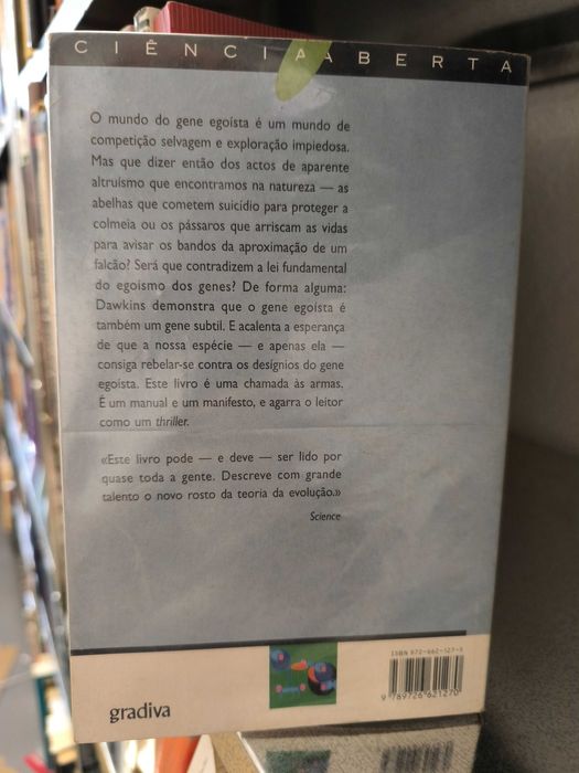 O Gene Egoísta — Richard Dawkins (Gradiva)
