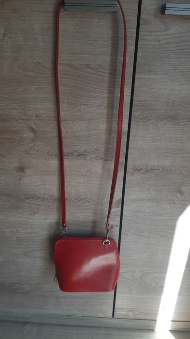 Czerwona torebka Vera Pelle