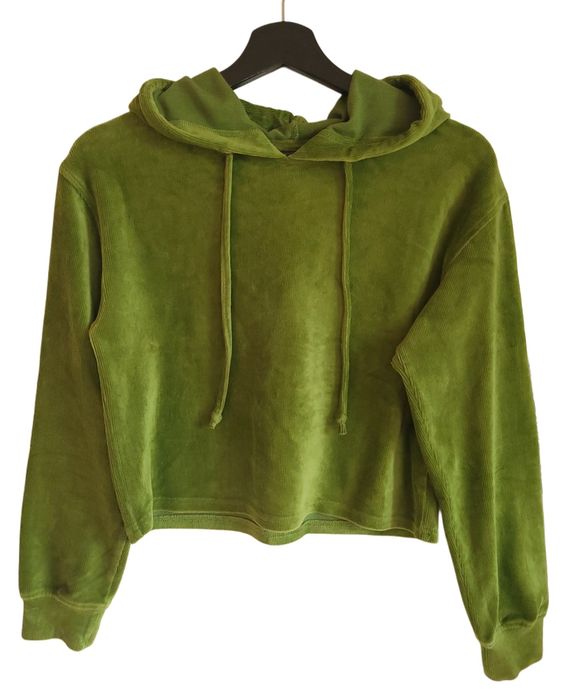 Zielona bluza z kapturem – Cropp – S