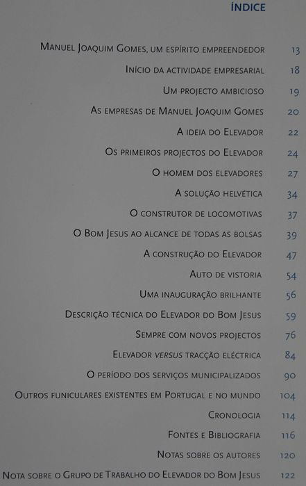 O Elevador do Bom Jesus do Monte (Braga) - 1º Edição 2001