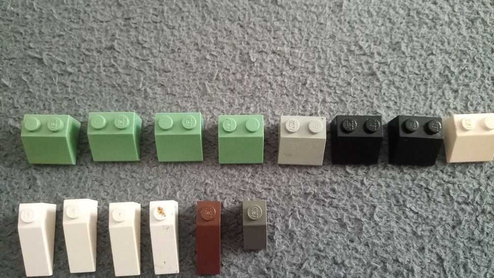 LEGO klocek klocki skos skosy 14 szt 14 szt