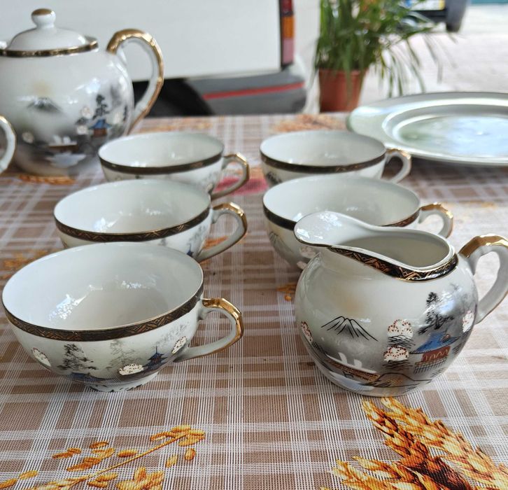 Conjunto de Chá pintada à mão440669935597015044
